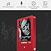 MYMAHDI MP3/MP4 Music Player,8GB(Expandable Up to 128GB) Portable Audio Player with Photo Viewer, Voice Recorder, FM Radio, A-B Playback, E-Book,Build-in Speaker with Headphone,Red