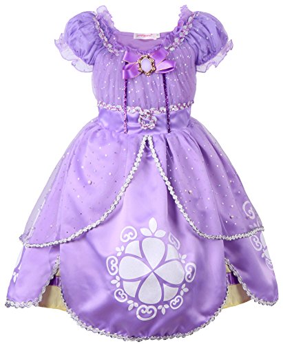 JerrisApparel Little Girls Role Play Princess Costume Luxurious Kids Dress