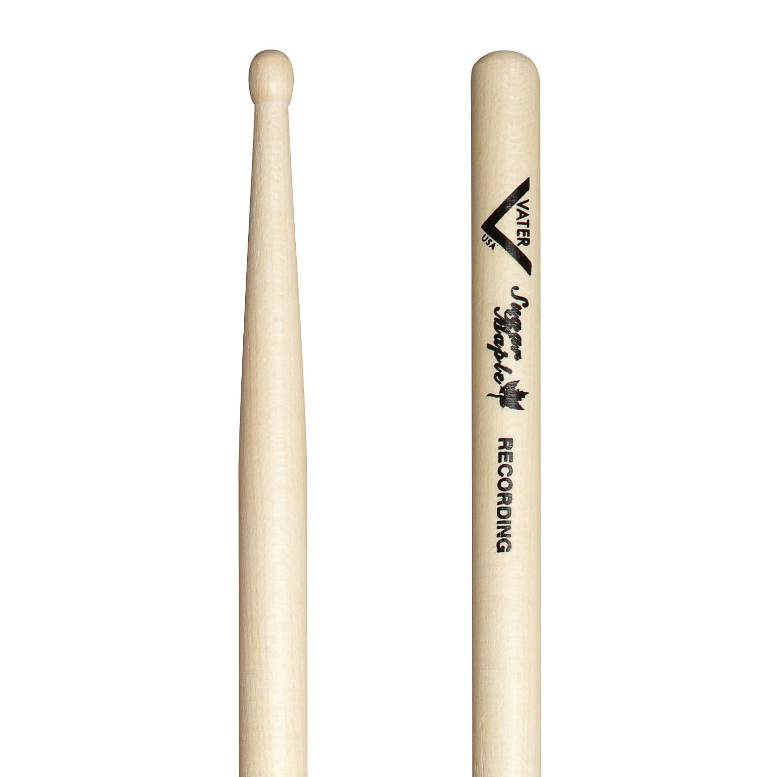 Vater - Sugar Maple Recording (Wood Tip) Drumsticks - VSMRECW