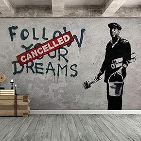 Wall Mural Street Art Graffiti Removable Wallpaper Wall Sticker for Bedroom Living Room - 66x96 inches
