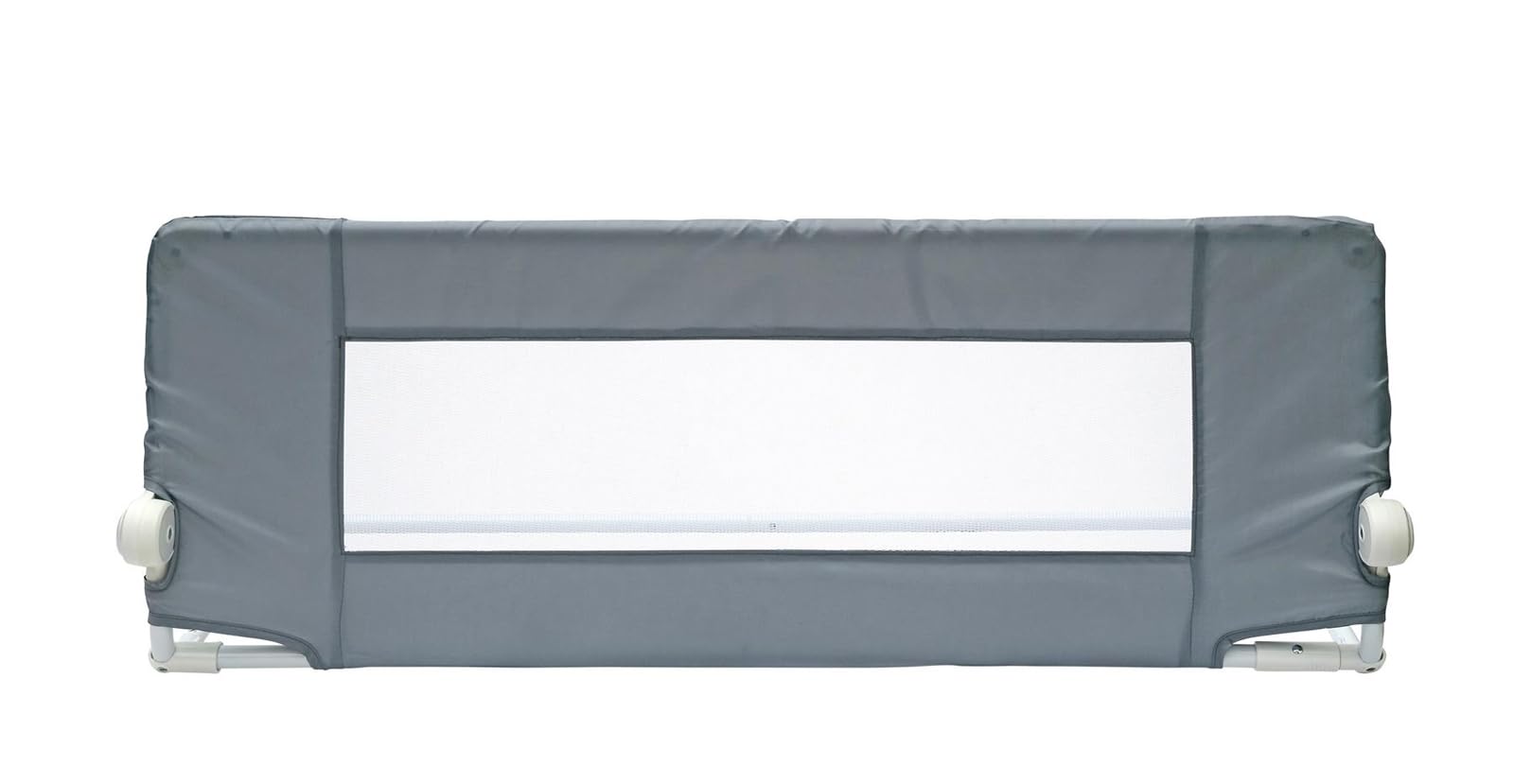 Safetots Extra Tall Bed Rail, Grey 140cm Wide x 60cm Tall, Toddler Bed Guard For Safety, Secure Child Bed Rail