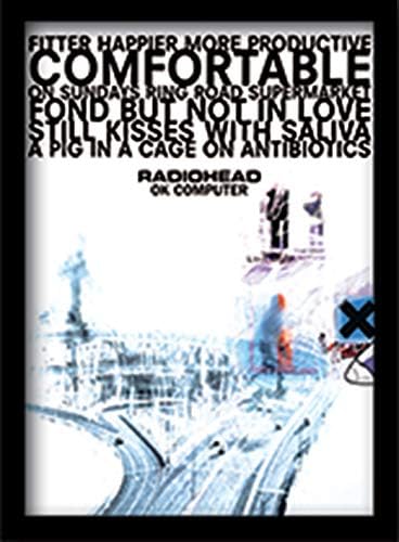 Radiohead Ok Computer A3 Framed Print