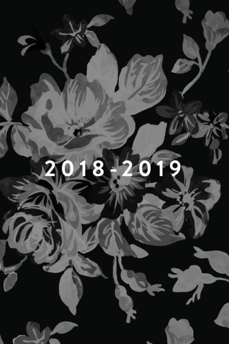 2018-2019 | 18 Month Planner: Black Floral, July 2018 - December 2019, 6