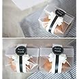 YunKo 100 Pack Cookie Bags Translucent Plastic Bags for Mini Loaf,Cake,Chocolate,Candy,Snack Wrapping Good for Bakery Party w