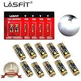 [10-PCS] LASFIT 194 168 T10 192 2825 W5W LED Bulb Canbus Error Free, Non-Polarity 400LM 6000K Extremely Bright for Dome Map Courtesy Door License Plate Trunk Cargo Lights, Xenon White