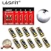 [10-PCS] LASFIT 194 168 T10 192 2825 W5W LED Bulb Canbus Error Free, Non-Polarity 400LM 6000K Extremely Bright for Dome Map Courtesy Door License Plate Trunk Cargo Lights, Xenon White