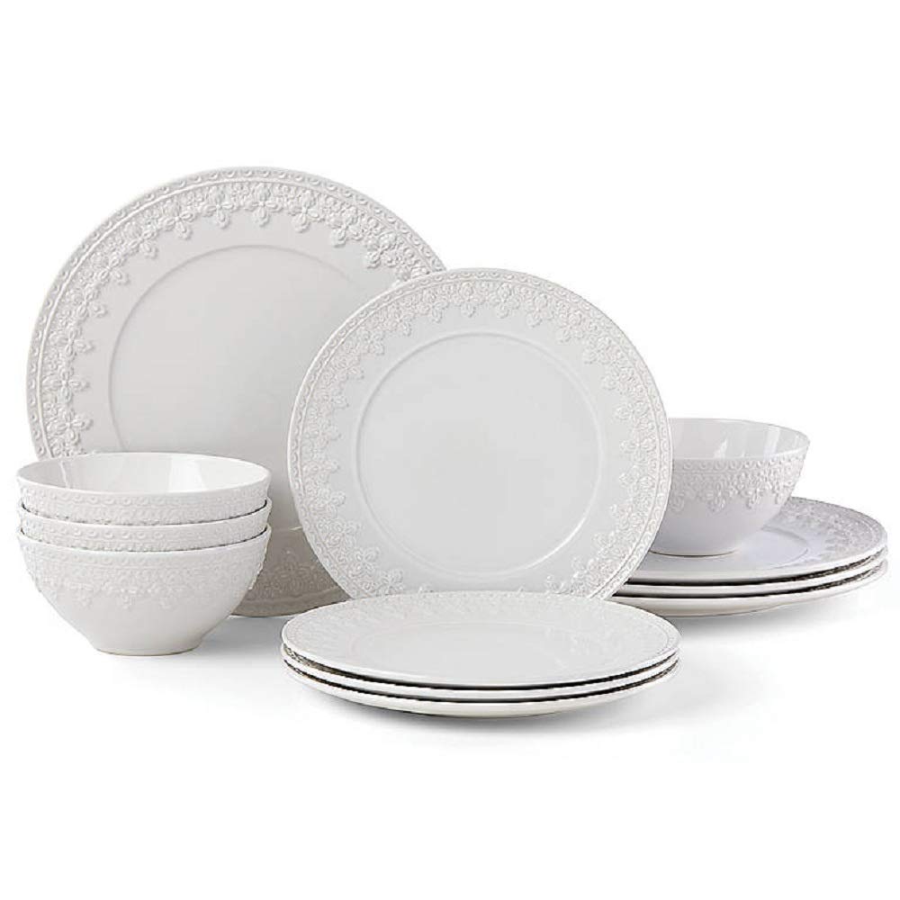 Lenox 884531 Chelse Muse Fleur White 12 Piece Set