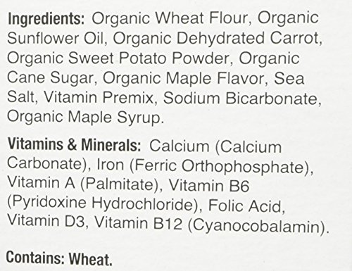 Bitsy's Brainfood Multi-Pack Organic Smart Crackers, Maple Carrot Crisp, 1 Ounce Bag (5 Count) - Thumbnail 2
