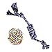MIWIND– Puppy Dog Pet Cotton Rope Chew Teeth Cleanning Toys for Medium to Large Dogs -The Biggest Ball