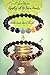 Ezina Designs Meditation 2 for 1 Lava Rock Bead Essential Oil Diffuser 7 Chakra Gemstone Healing Bracelet Tigers Eye Combo Stretch Bracelet. Set of 2 Health Wellness Unisex Bands