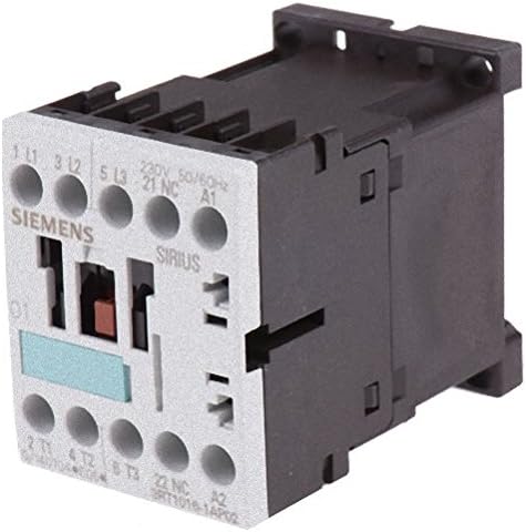 FURNAS ELECTRIC CO 3RT1016-1AP02 Discontinued by Manufacturer, CONTACTOR, Non REVERSING, 9 AMP, 3 Pole, 230 VAC, Successor: 3RT2016-1AP02
