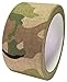 Hunting Camouflage Tape Wrap Tape Military Cotton Cloth Camo Tape Self-adhesive Camouflage Rifle Gun Wrap TapeAssorted Camouflage Colors Waterproof 1.9 x 10.9 Yards