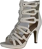 Top Moda Women's Spin-28 Gladiator High Heel Sandals