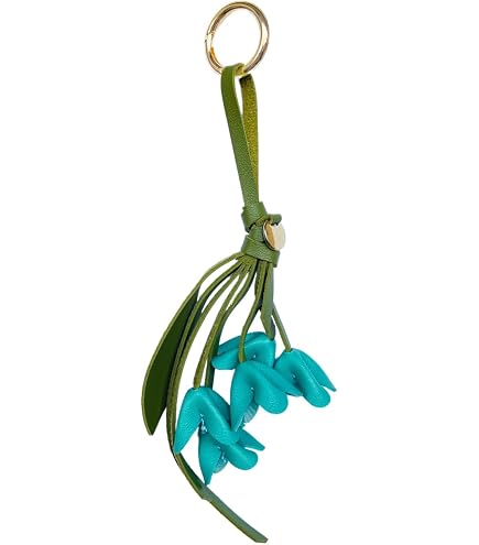 PRADA。ジャスミンキーホルダー Amazon.com: Prada Trick Pelle Azzurro Jasmine Doll Keyring Key