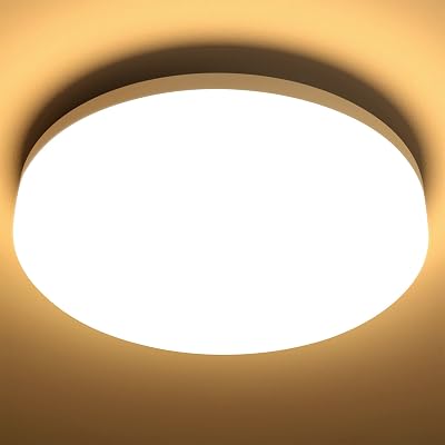 Lepro Bathroom Light Warm White 15W 1500 lm IP54 3000K Round Ceiling Light