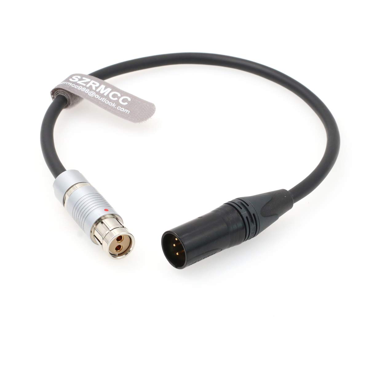 SZRMCC XLR 3 Pin Male to Fischer 2 Pin Female Power Cable for ARRI Alexa XT SXT Cameras