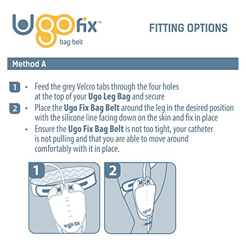 Ugo Fix Bag Strap Urine Drainage Support Strap/Catheter Leg Bag