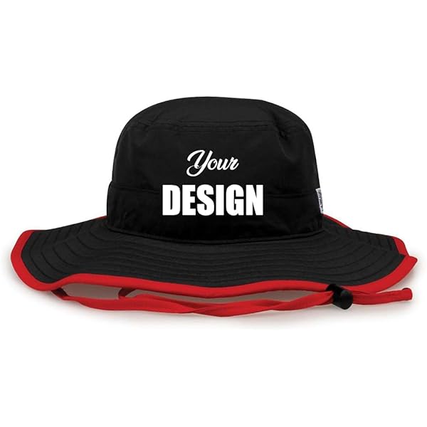【BAON】Walt embroidery lettering string bucket hat Custom Embroidered UV Bucket Hat, Custom Text Embroidery