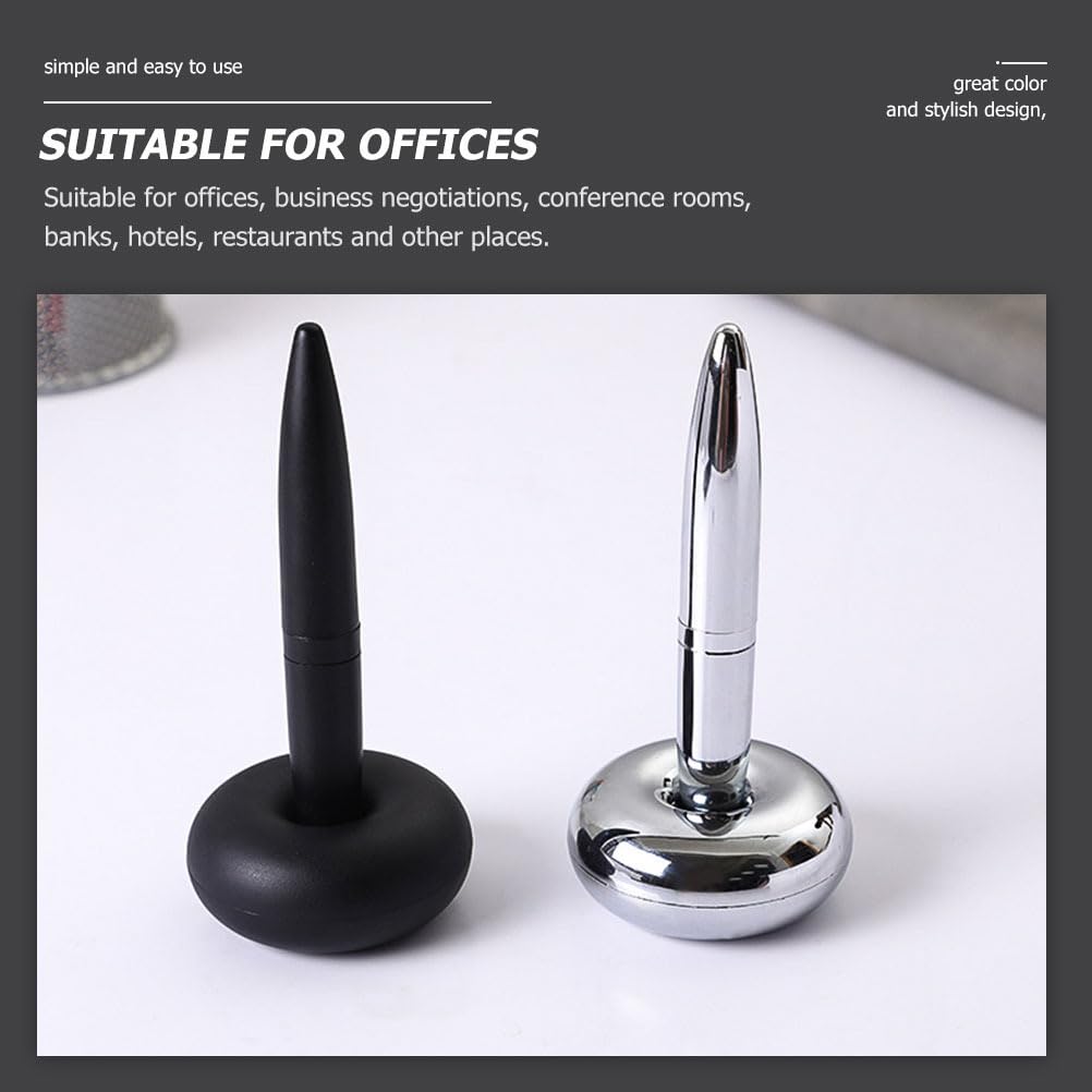 DOITOOL 2 Stück Magnetische Metall Kugelschreiber Schwebende Schreibstifte für Büro Elegante Ballpoint Pens für Männer für Unterschriften und Bürobedarf 6