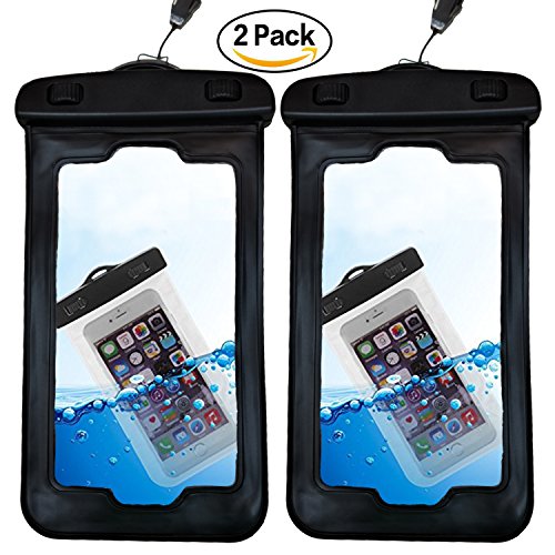 Besula 2 Pieces - Universal Sized Waterproof Smartphone Case – Tried and Tested for 24 Hours – Complete Protection Guaranteed – Perfect for Outdoor Activities - Thumbnail 5