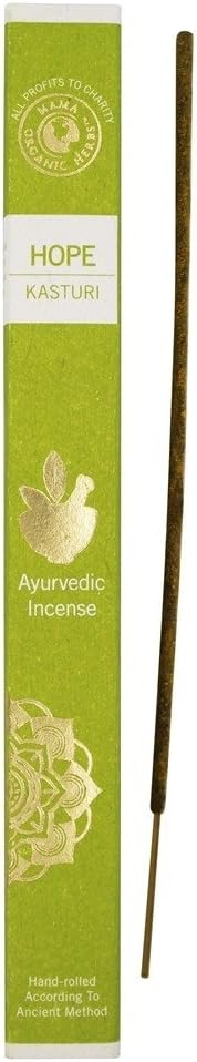 MAMA ORGANIC HERBS Ayurvedic Incense Hope, 10 CT