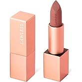 Lawless Women's Forget the Filler Lip-Plumping Line-Smoothing Satin Cream Lipstick, Morocco, 0.1 Ounce