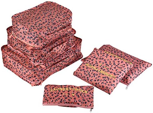 6pcs/set Travel Storage Bag Set For Clothes Tidy Organizer Pouch Suitcase Home Closet Divider Container Packing Laundry Bag
