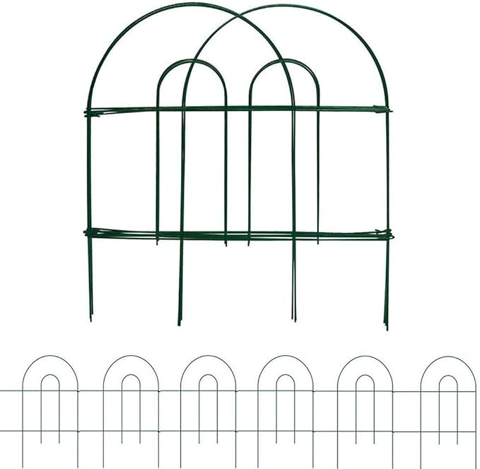 Amagabeli 18in X 50ft Decorative Garden Fence Metal Panels