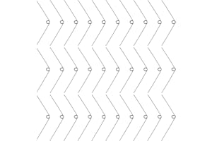 BENECREAT 30Pcs Stainless Steel Torsion Springs, 0.5mm Wire Diameter, 4.5mm OD, 120 Degree Deflection Mechanical Torsion Springs for Woodworking DIY Project