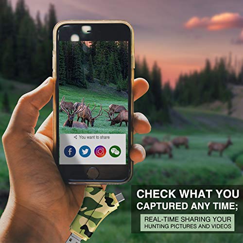 Ethinker Trail Camera Viewer 4 in 1 Game Camera Memory Card Reader