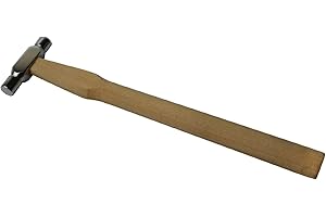 PMC SUPPLIES LLC 1 oz Watch Makers Jewelers Ball Peen Hammer Jewelry Making Metal Forming Tool Flat Domed Head Hammer