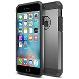 iPhone 6S Case, Trianium [Protak Series] Premium Protective iPhone 6 Case Cover [Gunmetal Gray] Dual Layer + Shock-Absorbing Hard Bumper Cases for Apple iPhone 6 / iPhone 6S