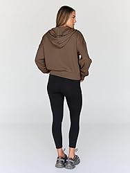 Trendy Queen Hoodies for Women Full Zip Up Cropped