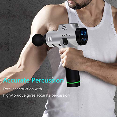 image for Massage Gun Deep Tissue Percussion Muscle Massager for Pain Relief,Han
