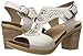 Dansko Women's Deandra Heeled Sandal, Ivory Nubuck, 40 EU/9.5-10 M US