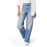 Levi Strauss Signature Gold Women's Heritage High-Rise Loose Straight Jean Pants Stretch Denim (Also Available in Plus Size)