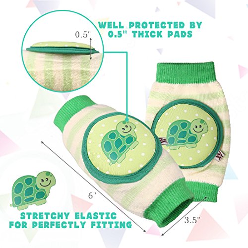 image for Ava & Kings Baby Knee Pads for Crawling - Babies Stuffs Gift Ideas for