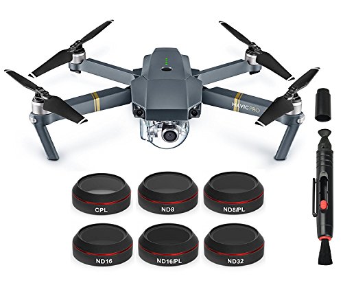 Freewell ND8/ND16/ND32/CPL/ND-8PL/ND16-PL Lens Filter 6 Pack compatible with DJI Mavic Pro/Platinum/Alpine White - Thumbnail 3