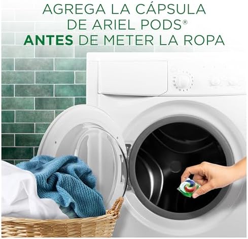 Detergente líquido multifuncional ariel em cápsulas/pastilhas, 70 lavagens, original, sabão 5 ações para uma limpeza brilhante a frio