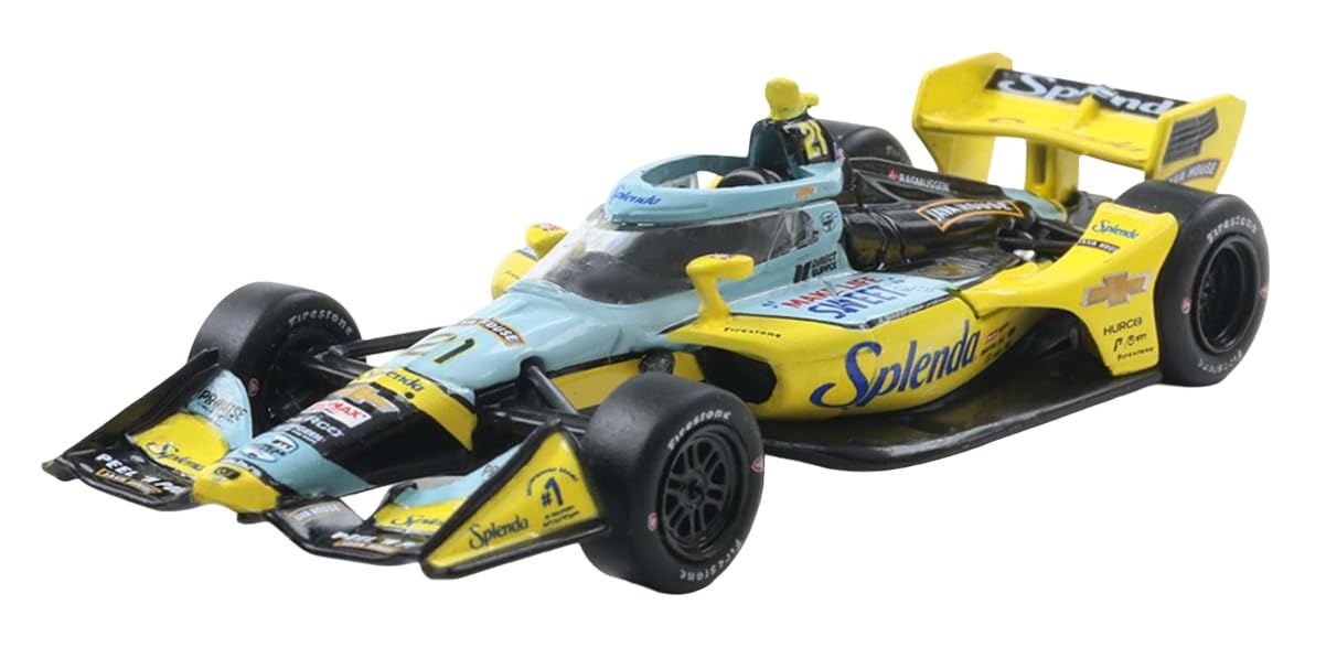 IXO IND64019 2025#21 Christian Rasmussen/Ed Carpenter Racing Splen da 1:64 Scale Diecast with Collector Box