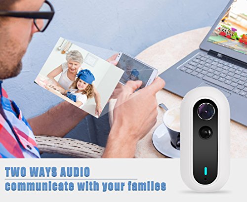 image for Wireless IP Camera, UOKOO 1080p Mini Security IP Camera Surveillance S