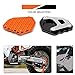 motorcycle kickstand side stand enlarger extension enlarger pate pad For 1050 ADVENTURE 1190 ADVENTURE/R 2014-2019 1090 ADVENTURE/R 2016-2019 1290 SUPER ADVENTURE 2014-2016(Grey - Orange)