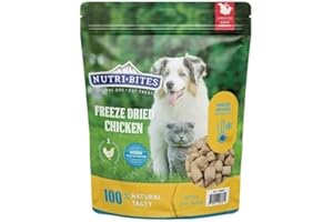 Generic Nutri Bites Freeze Dried Chicken Dog Treats 22 oz, 1.38 Pound (Pack of 1)