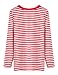 ROMWE Women's Stripe Long Sleeve Casual Loose Top T-shirt