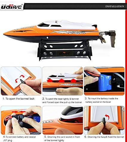 udi venom rc boat battery