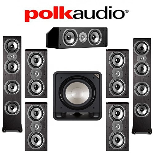 Polk Audio TSi 500 7.1 Home Theater Speaker System (TSi 500, TSi 200 & CS10 + HTS12)