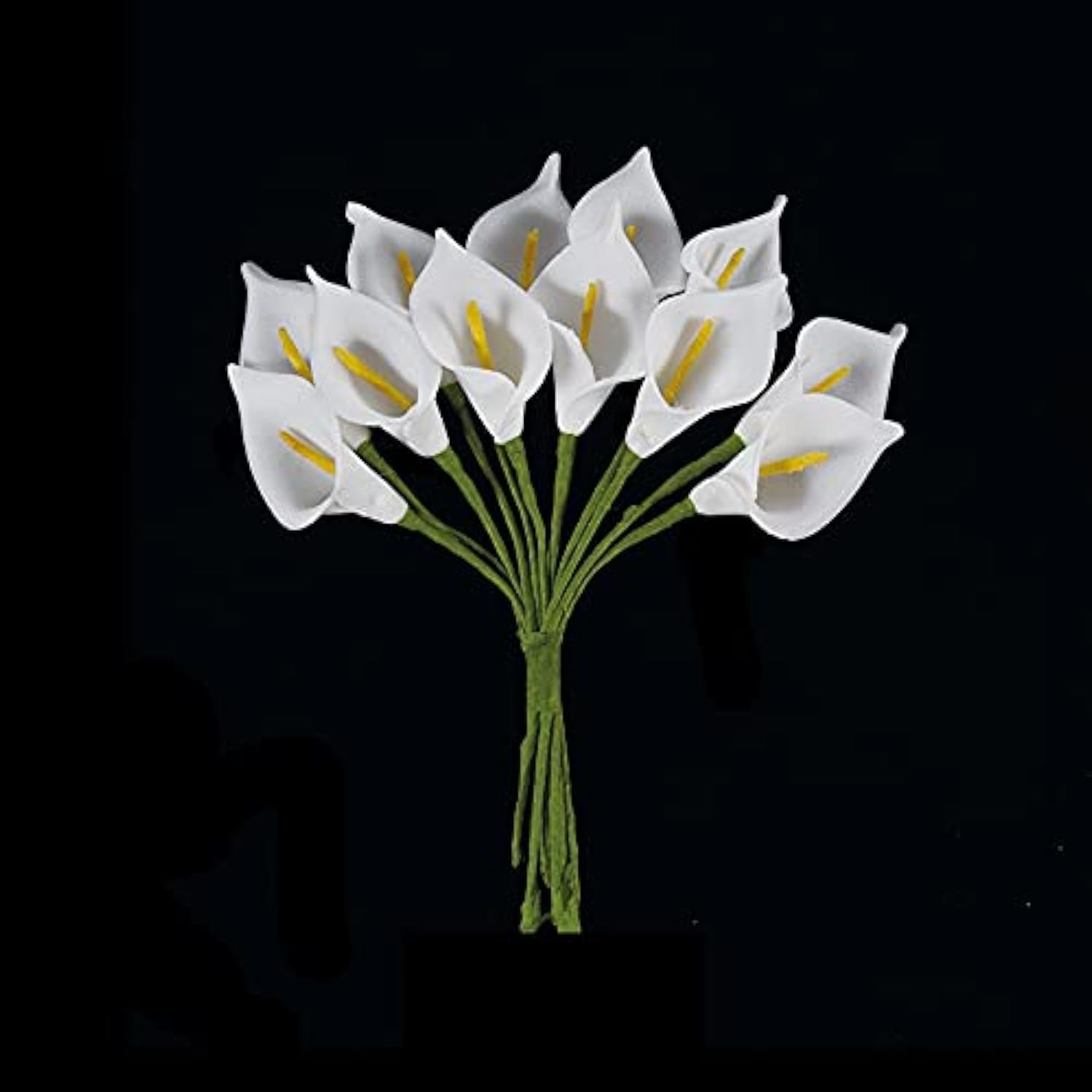 Photo 1 of Ooki® 144 Artificial Mini Calla Lily Flower Bulb Heads Fake Floral Bouquet Crafts Scrapbooking Garden Wedding DIY Bridal Garland Clips Party Favors