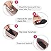 Dr. Foot’s Orthopedic Medial & Lateral Heel Wedge Silicone Insoles for Supination & Pronation - O/X Type Leg Corrective Gel Adhesive Inserts - 2 Pairs (Black)