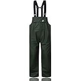 RainRider Rain Pants for Men Women Waterproof Rain Gear Bib Overalls Trousers for Fishing Hunting