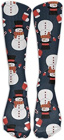 Snowman Unisex Cute Pattern Crew Socks Stockings For Boys And Girls